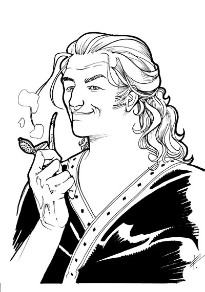 Studio Personaggi: Ian<br>disegni di Luca Enoch<br><i>(c) 2007 Sergio Bonelli Editore</i>