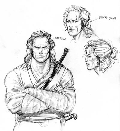 Studio Personaggi: Ian<br>disegni di Giuseppe Matteoni<br><i>(c) 2007 Sergio Bonelli Editore</i>