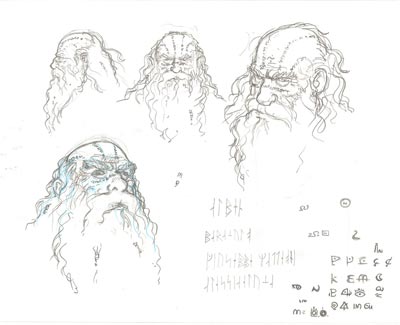 Studio Personaggi: Alben<br>disegni di Giuseppe Matteoni<br><i>(c) 2007 Sergio Bonelli Editore</i>