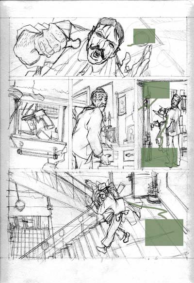 Tavola 01 Matita<br>disegni di Carmine Di Giandomenico<br><i>(c) 2007 aventi diritto</i>