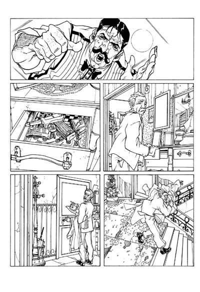 Tavola 01 China<br>disegni di Carmine Di Giandomenico<br><i>(c) 2007 aventi diritto</i>