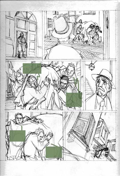 Tavola 02 Matita<br>disegni di Carmine Di Giandomenico<br><i>(c) 2007 aventi diritto</i>