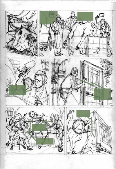 Tavola 03 Matita<br>disegni di Carmine Di Giandomenico<br><i>(c) 2007 aventi diritto</i>