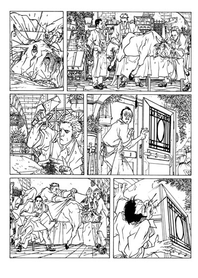 Tavola 03 China<br>disegni di Carmine Di Giandomenico<br><i>(c) 2007 aventi diritto</i>
