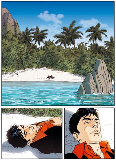 Tavola 02/250<br>disegni di Bruno Brindisi, colori Studio Tenderini<br><i>(c) 2007 Sergio Bonelli Editore</i>