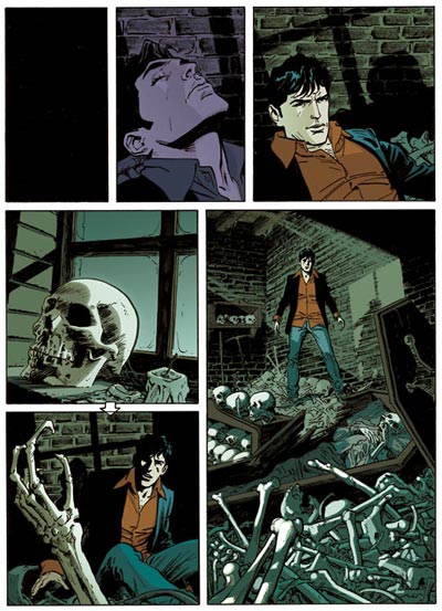 Tavola 37/250<br>disegni di Bruno Brindisi, colori Studio Tenderini<br><i>(c) 2007 Sergio Bonelli Editore</i>