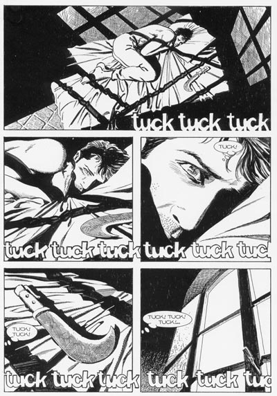 Tavola tratta dal numero 251<br>disegni di Giovanni Freghieri<br><i>(c) 2007 Sergio Bonelli Editore</i>