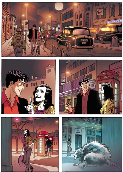 Tavola tratta dallo Speciale Color Fest<br>disegni di Giampiero Casertano, colori Studio Tenderini<br><i>(c) 2007 Sergio Bonelli Editore</i>