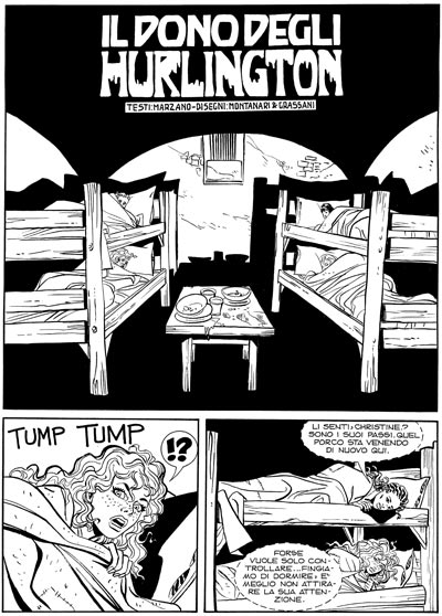 Tavola tratta dal Maxi 10, seconda storia<br>disegni di Montanari & Grassani<br><i>(c) 2007 Sergio Bonelli Editore</i>
