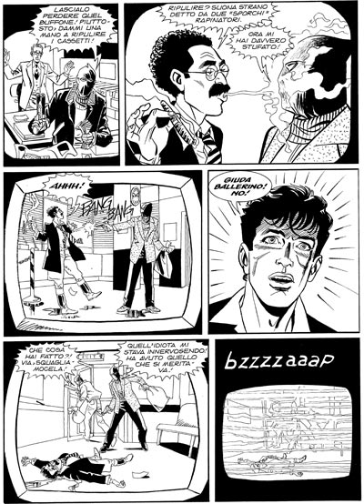 Tavola tratta dal Maxi 10, seconda storia<br>disegni di Montanari & Grassani<br><i>(c) 2007 Sergio Bonelli Editore</i>