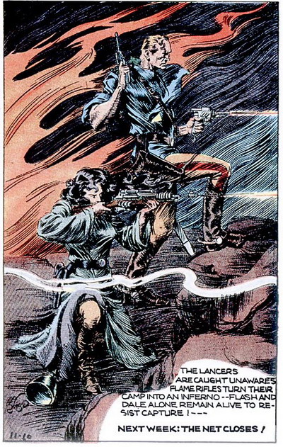 A. Raymond: Dale e Gordon combattono allo stremo<br><i>(c) 1990 by Kitchen Sink Press</i>