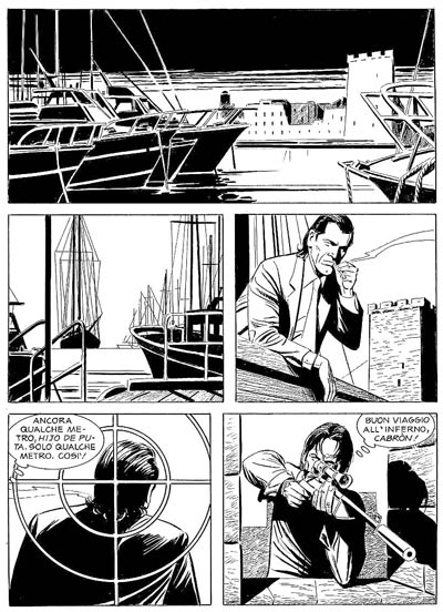 Tavola dal numero 15<br>disegni di Alberto Castiglioni<br><i>(c) 2007 Sergio Bonelli Editore</i>