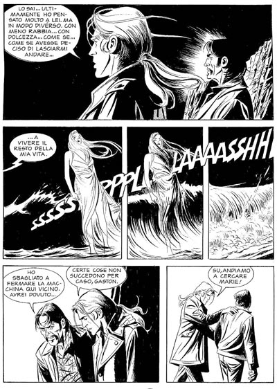 Tavola dal numero 16<br>disegni di Alberto Castiglioni<br><i>(c) 2007 Sergio Bonelli Editore</i>