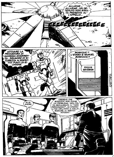 Tavola 27/Almanacco 2007<br>disegni di Patrizia Mandanici e Silvia Corbetta<br><i>(c) 2007 Sergio Bonelli Editore</i>