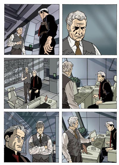 Tavola 35/200<br>disegni e colori di Germano Bonazzi<br><i>(c) 2007 Sergio Bonelli Editore</i>