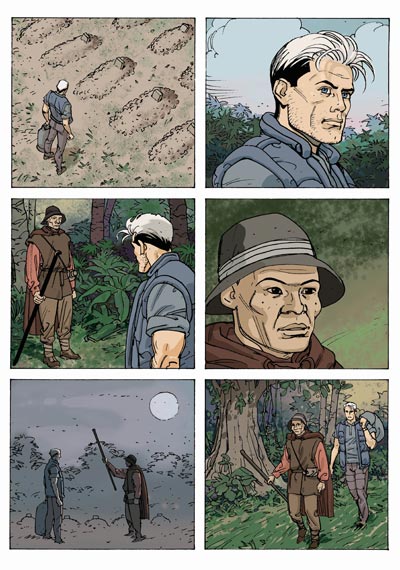 Tavola 44/200<br>disegni e colori di Germano Bonazzi<br><i>(c) 2007 Sergio Bonelli Editore</i>