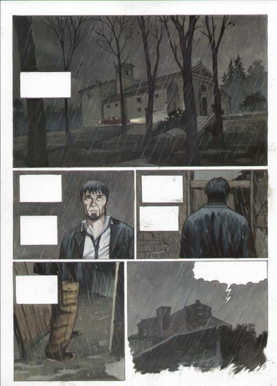 Volume 2 Tavola 3<br>disegni di Andrea Mutti, colori di Angelo Busacchini<br><i>(c) 2007 Edizioni BD</i>