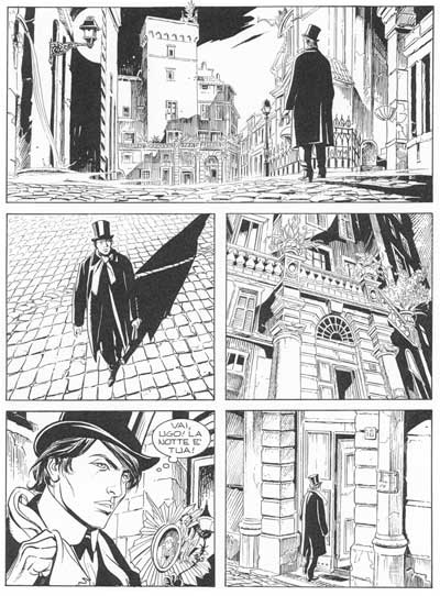 Tavola tratta dal numero 2 Tavola tratta dal numero 2<br>disegni di Massimo Rotundo<br><i>(c) 2007 Sergio Bonelli Editore</i>