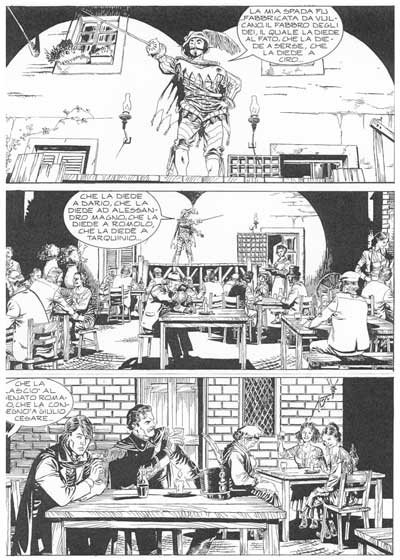 Tavola tratta dal numero 3<br>disegni di Alessandro Nespolino<br><i>(c) 2007 Sergio Bonelli Editore</i>