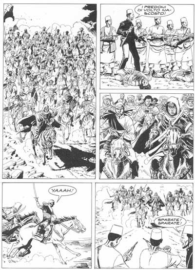 Tavola tratta dal numero 3<br>disegni di Alessandro Nespolino<br><i>(c) 2007 Sergio Bonelli Editore</i>