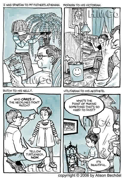 Contrasti Contrasti<br>disegni di Alison Bechdel<br><i>(c) 2006 Alison Bechdel</i>