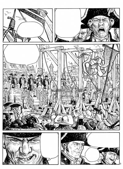 Volume 1 Tavola 3 chine<br>disegni di Alessio Coppola<br><i>(c) 2007 Les Humano�des Associ�s</i>