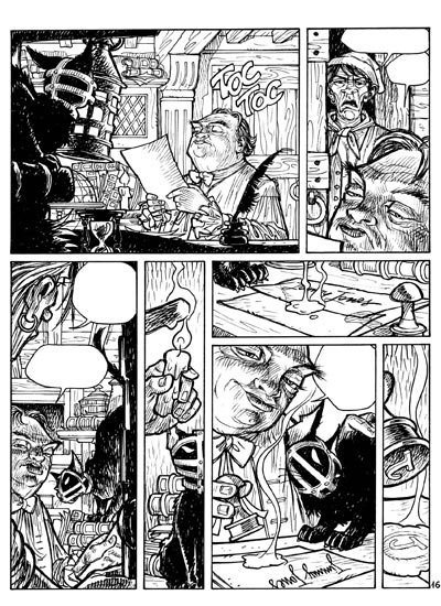 Volume 1 Tavola 16 chine<br>disegni di Alessio Coppola<br><i>(c) 2007 Les Humano�des Associ�s</i>