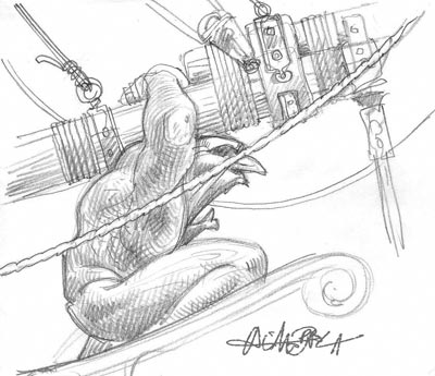 La Polypheme<br>disegni di Alessio Coppola<br><i>(c) 2007 Les Humano�des Associ�s</i>