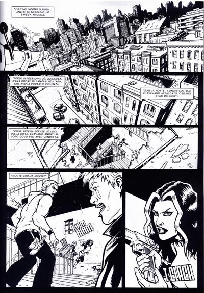 Cronaca Comics Numero 1 - Galaxies<br>disegni di Alan D'Amico<br><i>(c) 2007 Salvatore Taormina</i>