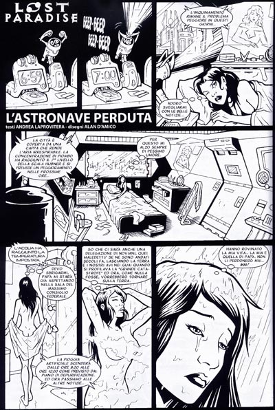 Cronaca Comics Numero 1 - Lost Paradise<br>disegni di Alan D'Amico<br><i>(c) 2007 Salvatore Taormina</i>
