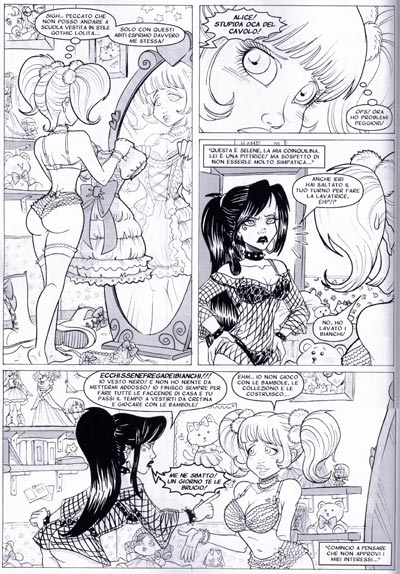 Cronaca Comics Numero 1 - Gothic<br>disegni di Elena Mirulla<br><i>(c) 2007 Salvatore Taormina</i>