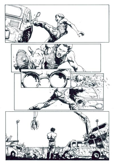 Tavola 57 - Edizione Italiana<br>disegni di Alberto Ponticelli<br><i>(c) 2007 Edizioni BD</i>