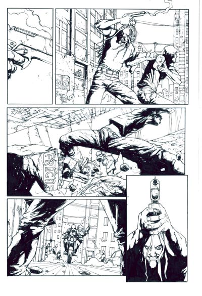 Tavola 25 - Edizione Italiana<br>disegni di Alberto Ponticelli<br><i>(c) 2007 Edizioni BD</i>