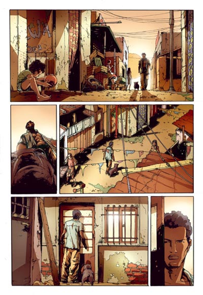 Tavola 16 - Edizione Franco-Belga<br>disegni di Alberto Ponticelli, colori di Oscar Celestini<br><i>(c) 2007 KSTR</i>