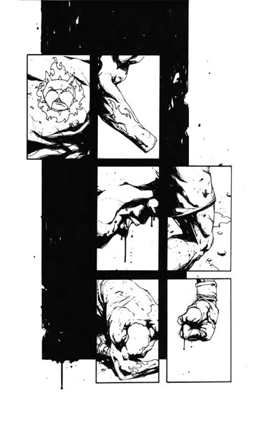 Tavola 1 - Edizione Italiana<br>disegni di Alberto Ponticelli<br><i>(c) 2007 Edizioni BD</i>