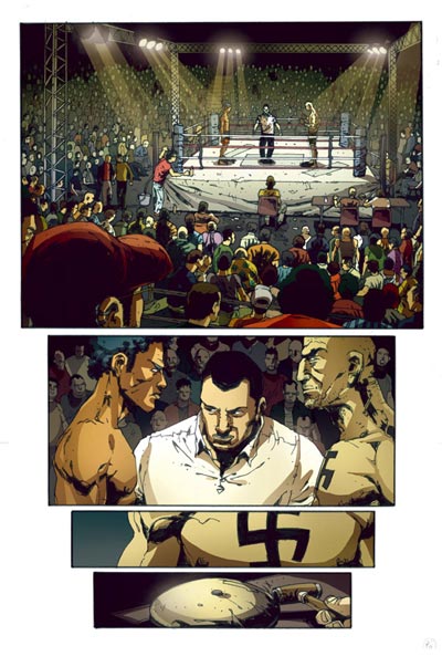 Tavola 86 - Edizione Franco-Belga Tavola 86 - Edizione Franco-Belga<br>disegni di Alberto Ponticelli, colori di Oscar Celestini<br><i>(c) 2007 Edizioni BD</i>