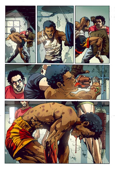 Tavola 66 - Edizione Franco-Belga<br>disegni di Alberto Ponticelli, colori di Oscar Celestini<br><i>(c) 2007 Edizioni BD</i>
