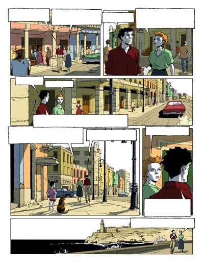 Tavola 9 - Volume 2<br>disegni e colori di Stefano Casini<br><i>(c) 2007 Editions Mosquito</i>