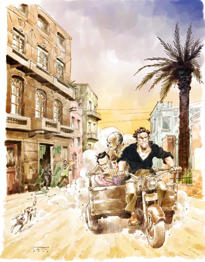 Cover - Volume 2<br>disegni e colori di Stefano Casini<br><i>(c) 2007 Editions Mosquito</i>