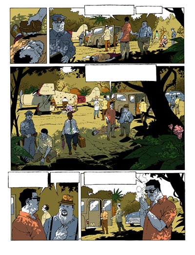 Tavola 19 - Volume 2<br>disegni e colori di Stefano Casini<br><i>(c) 2007 Editions Mosquito</i>