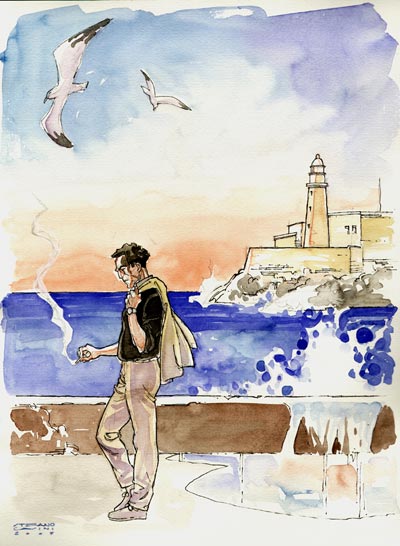 Pensando a Colly...<br>disegni e colori di Stefano Casini<br><i>(c) 2007 Editions Mosquito</i>