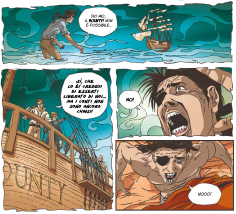 Una tavola de L'isola del Paradiso Una tavola de L'isola del Paradiso<br>disegni di Elena Pianta<br><i>(c) 2007 ReNoir Comics</i>
