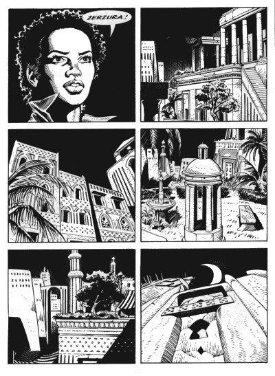 L'oasi perduta<br>disegni di Stefano Andreucci<br><i>(c) 2007 SBE</i>