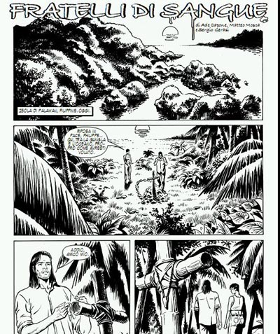 Tavola 05<br>disegni di Matteo Mosca<br><i>(c) 2007 Edizioni Star Comics</i>