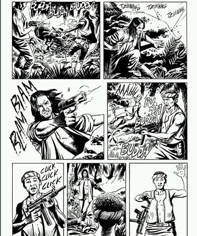 Tavola 65<br>disegni di Matteo Mosca<br><i>(c) 2007 Edizioni Star Comics</i>