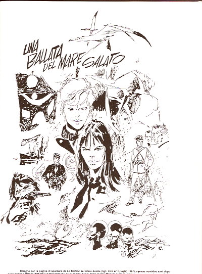 Corto Maltese: un personaggio secondario Corto Maltese: un personaggio secondario<br>Tratto da Hugo PRATT, "All'ombra di Corto", p.59<br><i>(c) 1992 Rizzoli-Milano Libri</i>