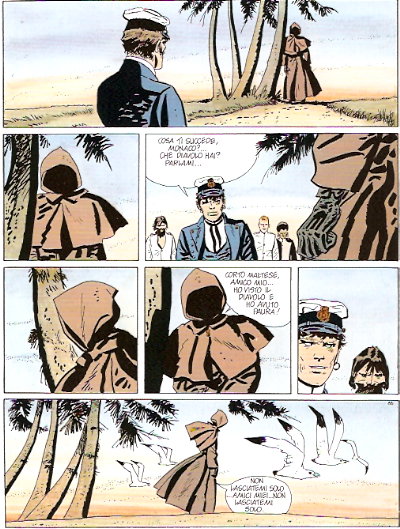 Il Monaco Il Monaco<br>Hugo Pratt, "Una ballata del mare salato", L'Espresso, p.114<br><i>(c) 1967 Cong S.A.</i>