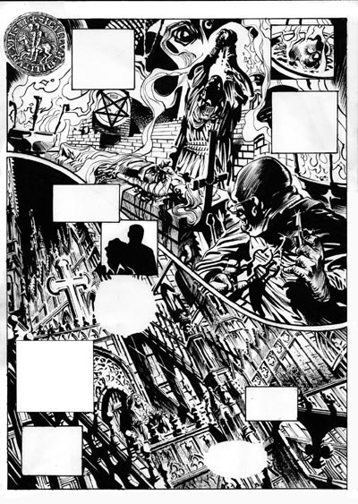 Numero 1 - Tavola 21<br>disegni di Fabio Celoni<br><i>(c) 2007 Edizioni Star Comics</i>