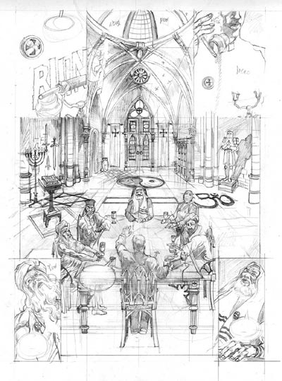 Numero 2 - Tavola 28<br>disegni di Fabiano Ambu<br><i>(c) 2007 Edizioni Star Comics</i>