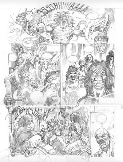 Numero 2 - Tavola 27<br>disegni di Fabiano Ambu<br><i>(c) 2007 Edizioni Star Comics</i>